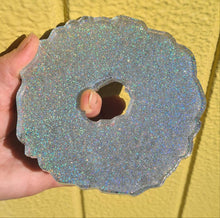Load image into Gallery viewer, SHIMMERING LASER GEODE COASTER SET