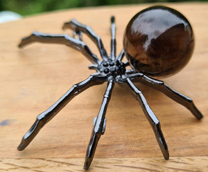 CRYSTAL SPIDER PENDANT OR BROOCH-made by me