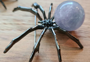 CRYSTAL SPIDER PENDANT OR BROOCH-made by me