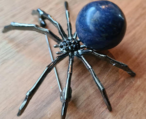 CRYSTAL SPIDER PENDANT OR BROOCH-made by me