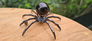 CRYSTAL SPIDER PENDANT OR BROOCH-made by me