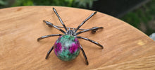 Load image into Gallery viewer, CRYSTAL SPIDER PENDANT OR BROOCH-made by me