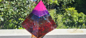 LARGE CHAKRA PYRAMID LAMP-number 2-Made by me