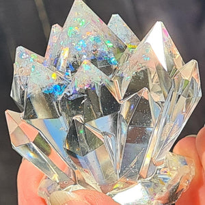 CRYSTAL CLUSTER FIGURINES MADE BY ME