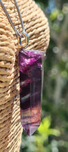 Load image into Gallery viewer, RAINBOW FLOURITE POINT NECKLACE