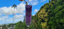 Load image into Gallery viewer, RAINBOW FLOURITE POINT NECKLACE