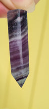 Load image into Gallery viewer, RAINBOW FLOURITE POINT NECKLACE