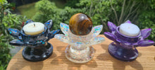 Load image into Gallery viewer, LOTUS CANDLE OR SPHERE HOLDERS-made by me