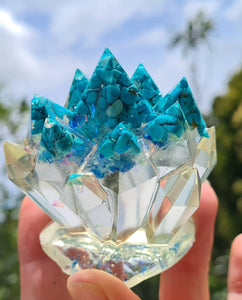 CRYSTAL CLUSTER FIGURINES MADE BY ME