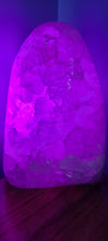 Load image into Gallery viewer, POLISHED AMETHYST LAMP -2 options( colour changing or white)