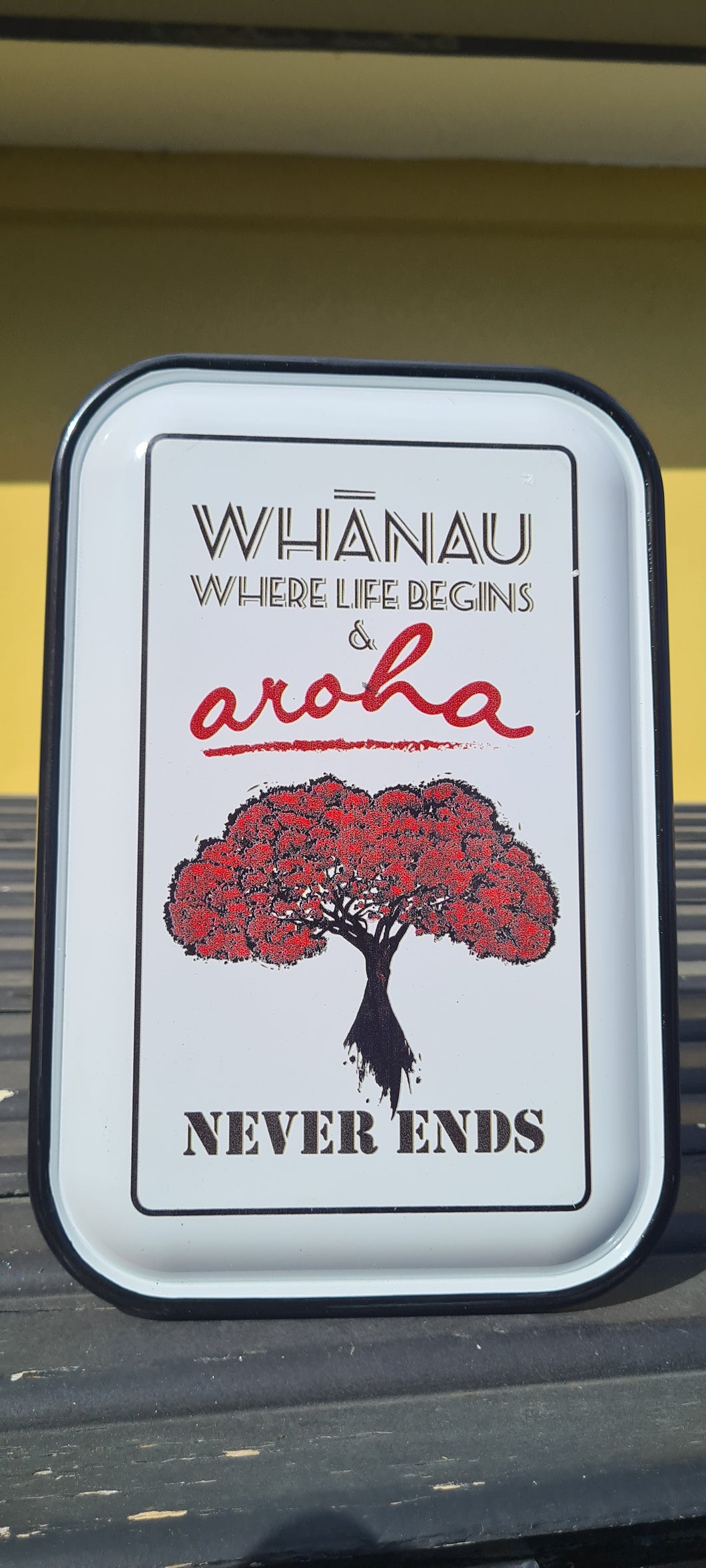 WHANAU TIN WALL ART