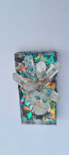 Load image into Gallery viewer, QUARTZ CLUSTER ON BLACK OPAL look pendant-made by me