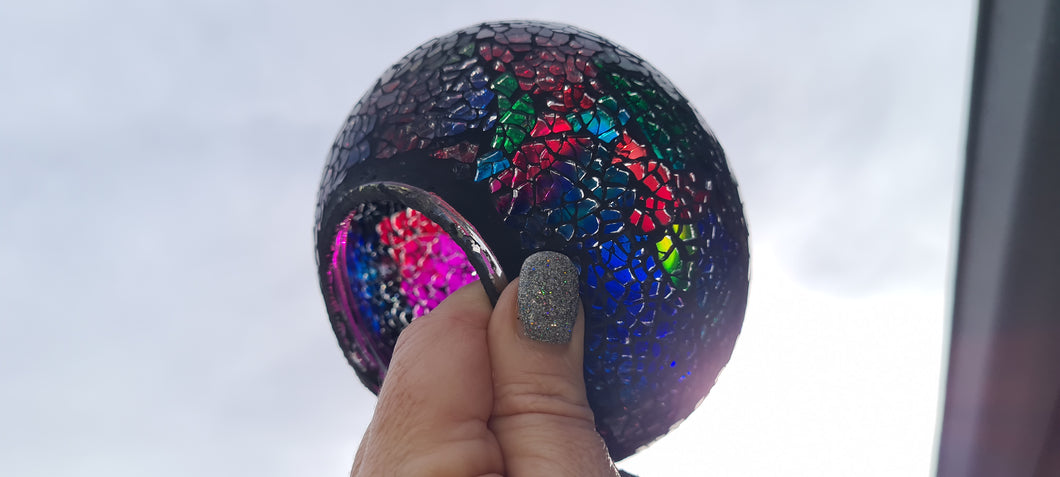 REPLACEMENT TURKISH MOSAIC GLOBE FOR SWAN LAMP