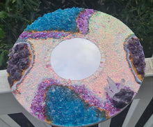 Load image into Gallery viewer, 1 of a kind GEODE MIRROR-made by me