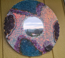 Load image into Gallery viewer, 1 of a kind GEODE MIRROR-made by me