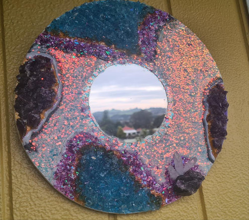 1 of a kind GEODE MIRROR-made by me