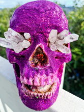 Load image into Gallery viewer, SHIMMERING CRYSYAL SKULL-made by me