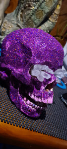 SHIMMERING CRYSYAL SKULL-made by me