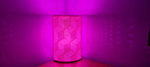 Load image into Gallery viewer, MAGENTA CUBE CERAMIC LAMP