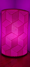 Load image into Gallery viewer, MAGENTA CUBE CERAMIC LAMP