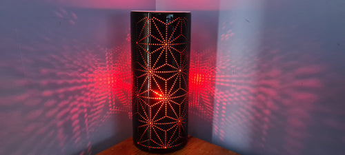RED LIGHT BLACK STAR LAMP