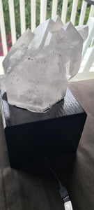 Clearance sale💥CLEAR QUARTZ CLUSTER LAMP