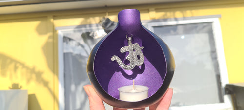 OhM METAL TEA LIGHT CANDLE HOLDER
