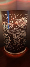 Load image into Gallery viewer, MANDALA ELEPHANT COLOUR CHANGING LAMP(put together by me)