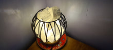 Load image into Gallery viewer, CHOOSE YOUR OWN COLOURS WITH CLEAR QUARTZ CRYSTAL  CAGE LAMP(deep soul cleanser)