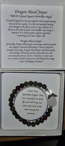 GAURDIAN ANGEL CRYSTAL BRACELETS 6 TYPES  GIFT BOXED WITH BRIEF MEANING