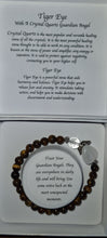 Load image into Gallery viewer, GAURDIAN ANGEL CRYSTAL BRACELETS 6 TYPES  GIFT BOXED WITH BRIEF MEANING