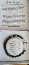 Load image into Gallery viewer, GAURDIAN ANGEL CRYSTAL BRACELETS 6 TYPES  GIFT BOXED WITH BRIEF MEANING