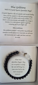 GAURDIAN ANGEL CRYSTAL BRACELETS 6 TYPES  GIFT BOXED WITH BRIEF MEANING