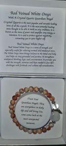 GAURDIAN ANGEL CRYSTAL BRACELETS 6 TYPES  GIFT BOXED WITH BRIEF MEANING