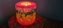 Load image into Gallery viewer, CHAKRA SELENITE CYLINDER T LIGHT HOLDER