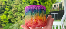 Load image into Gallery viewer, CHAKRA SELENITE CYLINDER T LIGHT HOLDER