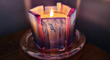 Load image into Gallery viewer, SELENITE CRYSTAL TEA LIGHT CANDLE HOLDER(made by me)