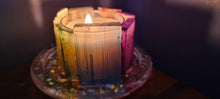 Load image into Gallery viewer, SELENITE CRYSTAL TEA LIGHT CANDLE HOLDER(made by me)