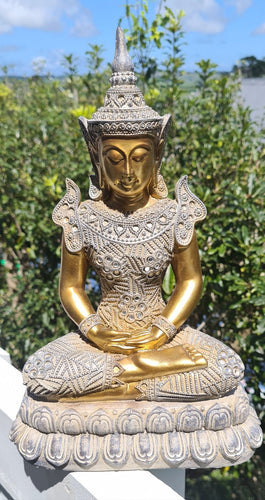 LARGE THAI MEDITATING  BUDDHA STATUE