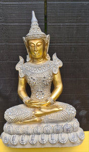 LARGE THAI MEDITATING  BUDDHA STATUE