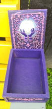 Load image into Gallery viewer, PURPLE ORB TAROT TRINKET BOX