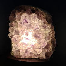 Load image into Gallery viewer, DRUZE AMETHYST CRYSTAL LAMP