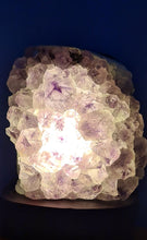 Load image into Gallery viewer, DRUZE AMETHYST CRYSTAL LAMP