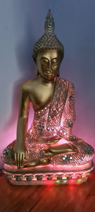 LARGE SITTING BUDDHA LAMP(put together by me)