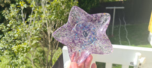 STARFISH CRYSTAL/TRINKET DISH-made by me-4 colours avail
