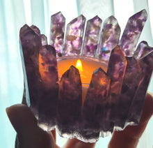 Load image into Gallery viewer, SALE🔥HANDMADE CRYSTAL LOOK T LIGHT HOLDERS-many colours to choose from