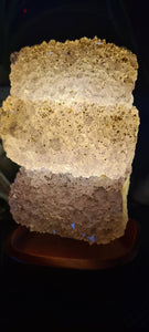 SHIMMERING AMETHYST CRYSTAL LAMP