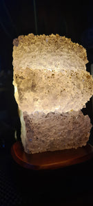SHIMMERING AMETHYST CRYSTAL LAMP
