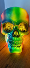 Load image into Gallery viewer, RAINBOW SKULL LAMP