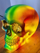 Load image into Gallery viewer, RAINBOW SKULL LAMP